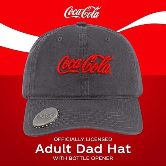 Coca Cola Dad Cap With Bottle Opener. NWT. - Picture 1 of 13